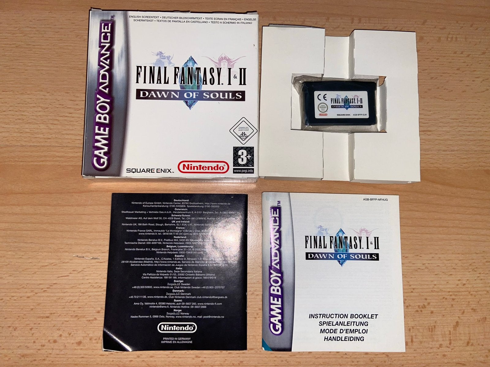 Final Fantasy I II Dawn of Souls CIB!, Spelcomputers en Games, Games | Nintendo Game Boy, 1 speler, Ophalen of Verzenden, Zo goed als nieuw