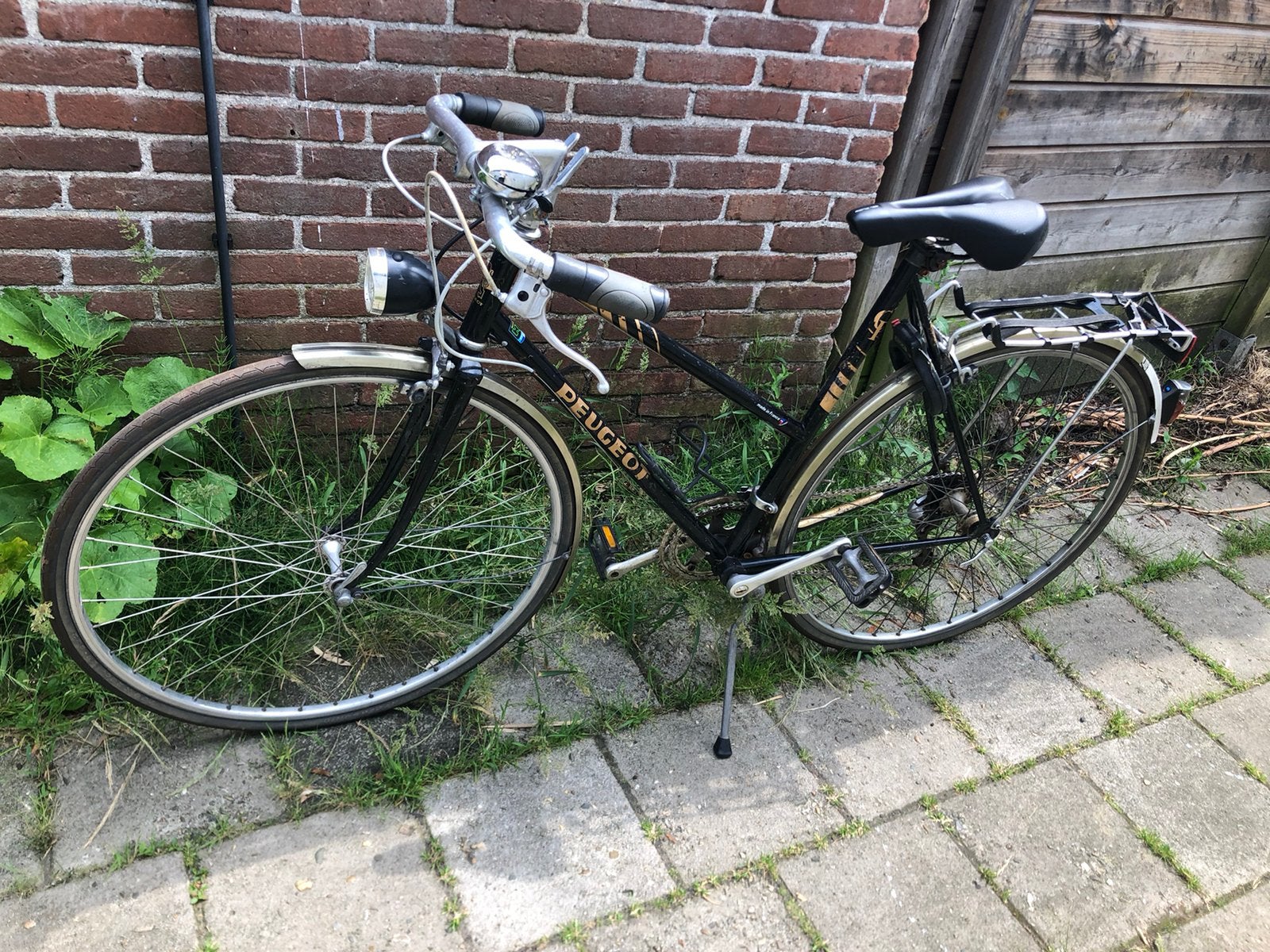 Dames retro Peugeot 10 speed city race fiets, Gebruikt, 47 tot 50 cm, Versnellingen, Ophalen