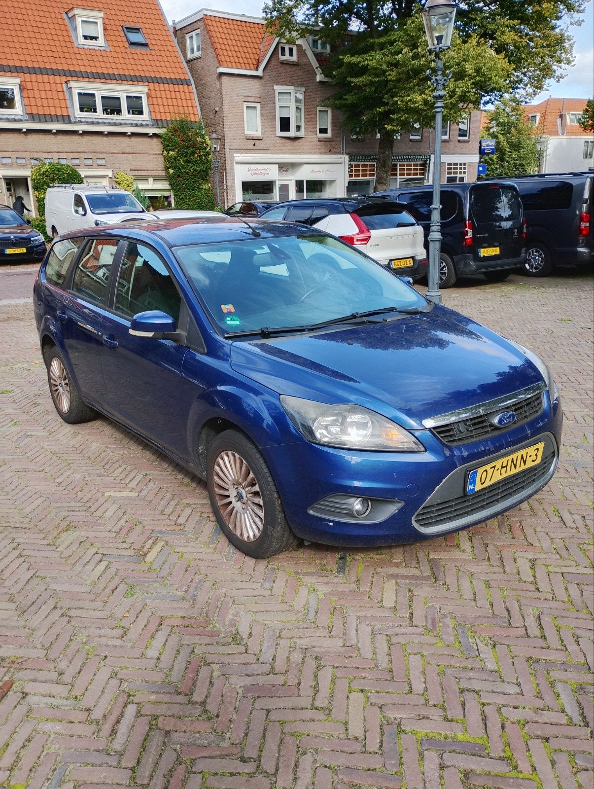 Ford Focus 1.8 92KW Wagon 2009 Blauw NW APK, Auto's, 4 cilinders, Blauw, Electronic Stability Program (ESP), Grijs