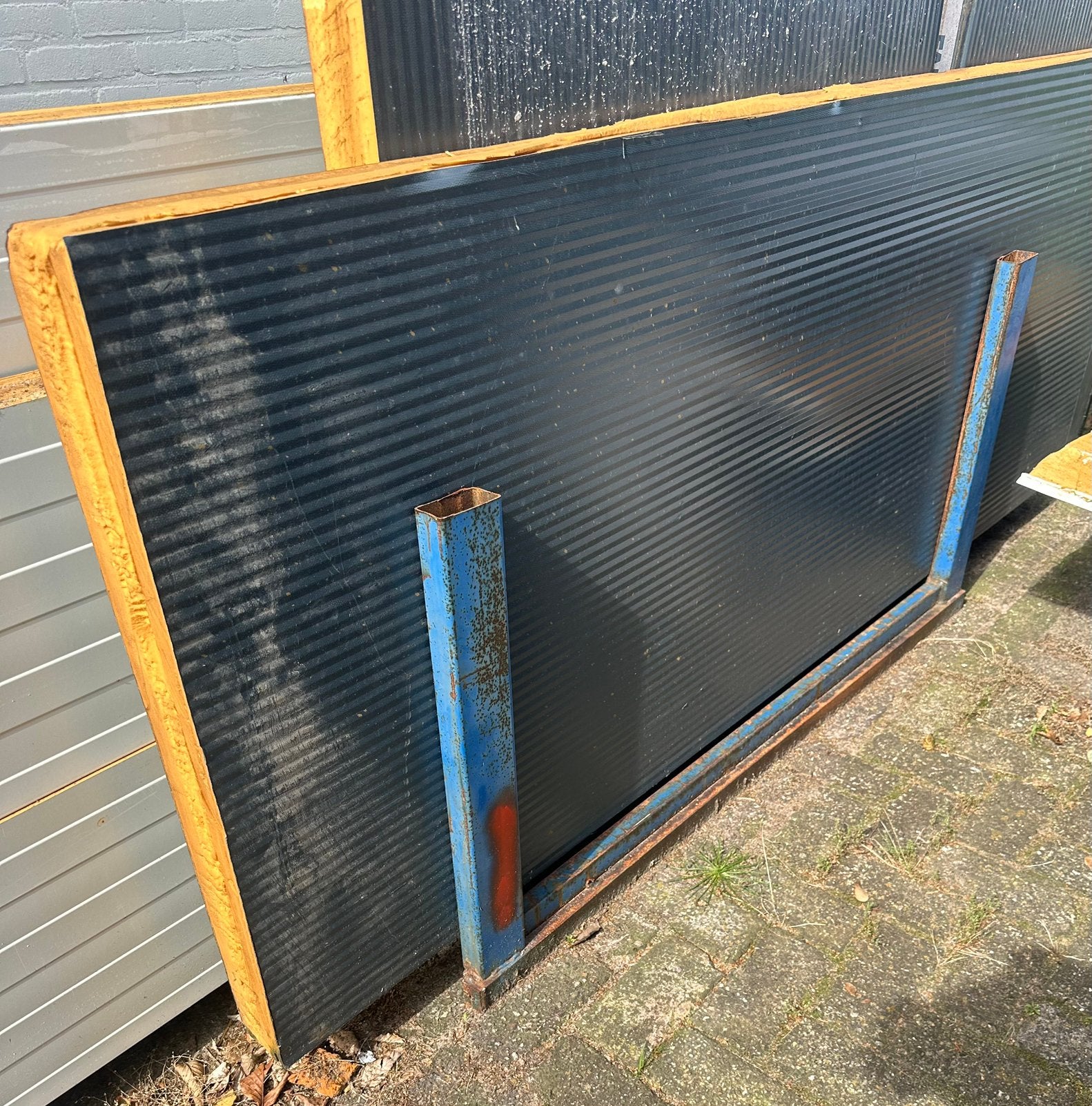 Falk sandwichpanelen 32m2  8cm dik 114 cm breed, Ophalen, Gebruikt, Overige materialen, 50 tot 100 mm