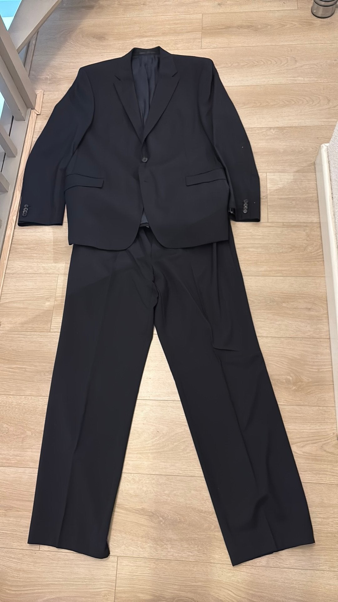 Dbl kostuum hugo boss mt 56, Ophalen of Verzenden, Zo goed als nieuw, Maat 56/58 (XL), Blauw