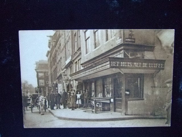 Amsterdam Op de Kloveniers Burgwal Hork Barnesteeg, Ophalen of Verzenden, Voor 1920, Noord-Holland