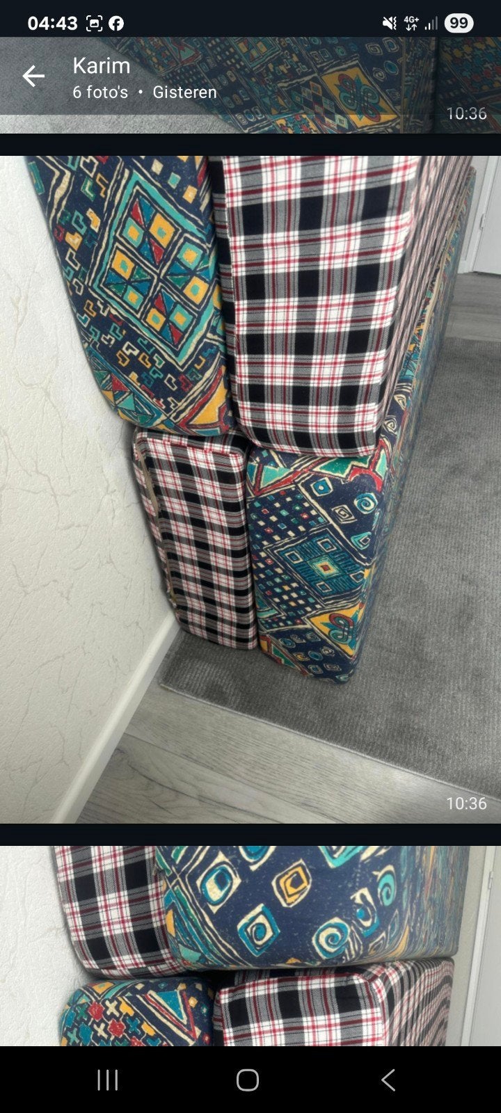 sedari matras, Ophalen of Verzenden, Gebruikt, Eenpersoons, Bohemian, Etnisch