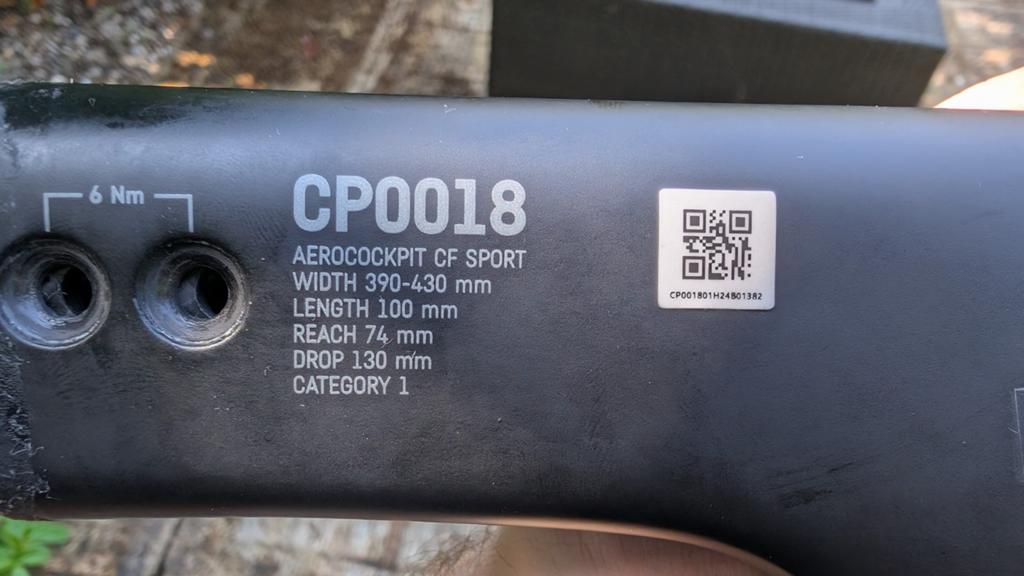 ≥ Canyon CP0018 Aerocockpit T-bar (100mm) en drops (maat L