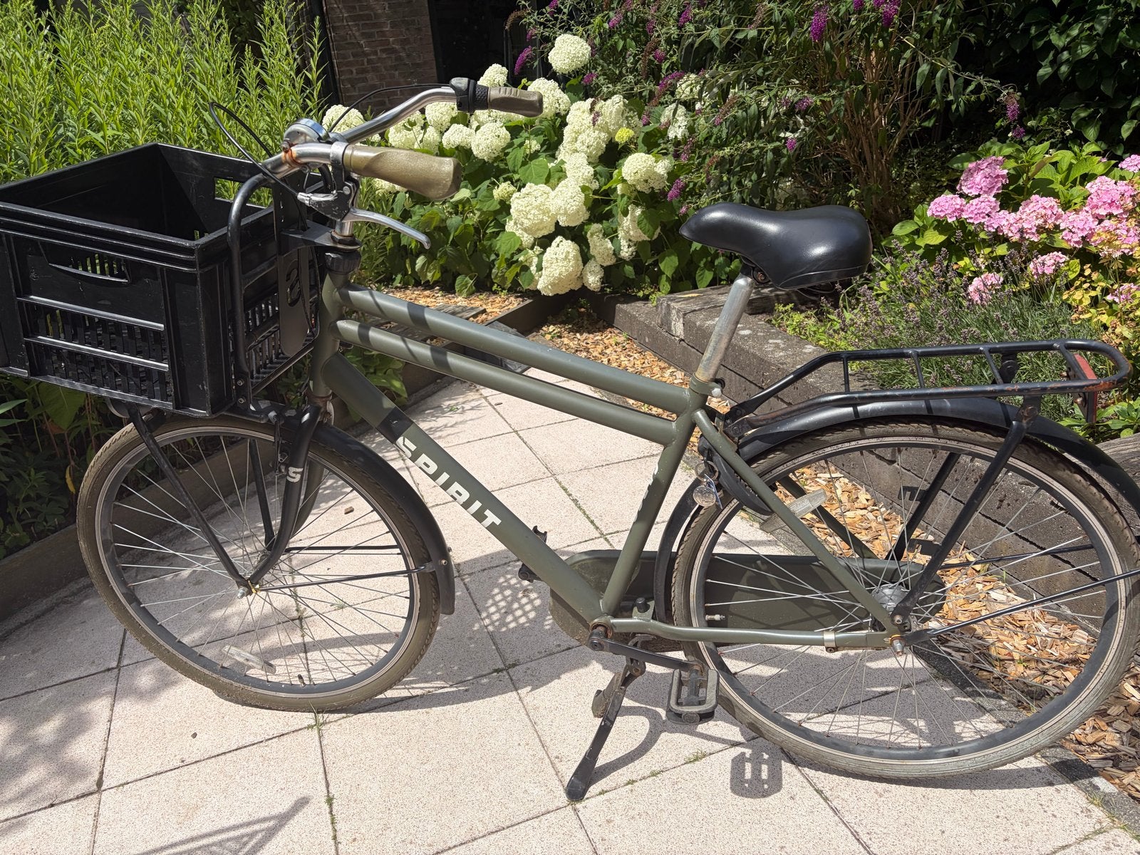 Spirit Cargo Transportfiets framemaat 53 met krat, Ophalen, Gebruikt, Overige merken