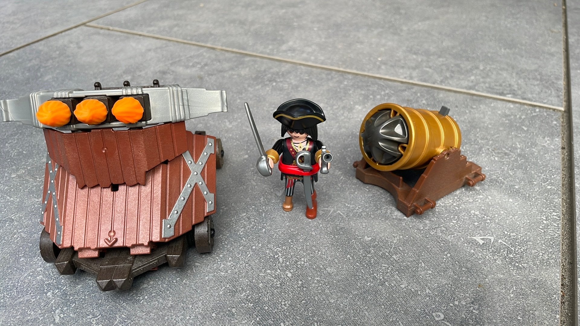 Playmobil kanonnen met piraat, Ophalen of Verzenden, Zo goed als nieuw, Pirates, Overige typen