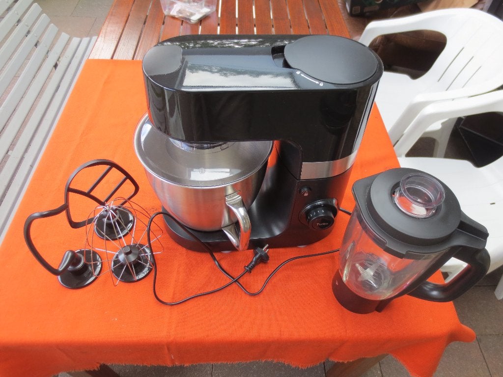 SilverCrest professionele keukenmachine SKMP 1300  D3, 4 liter of meer, Ophalen, Zo goed als nieuw, 3 snelheden of meer