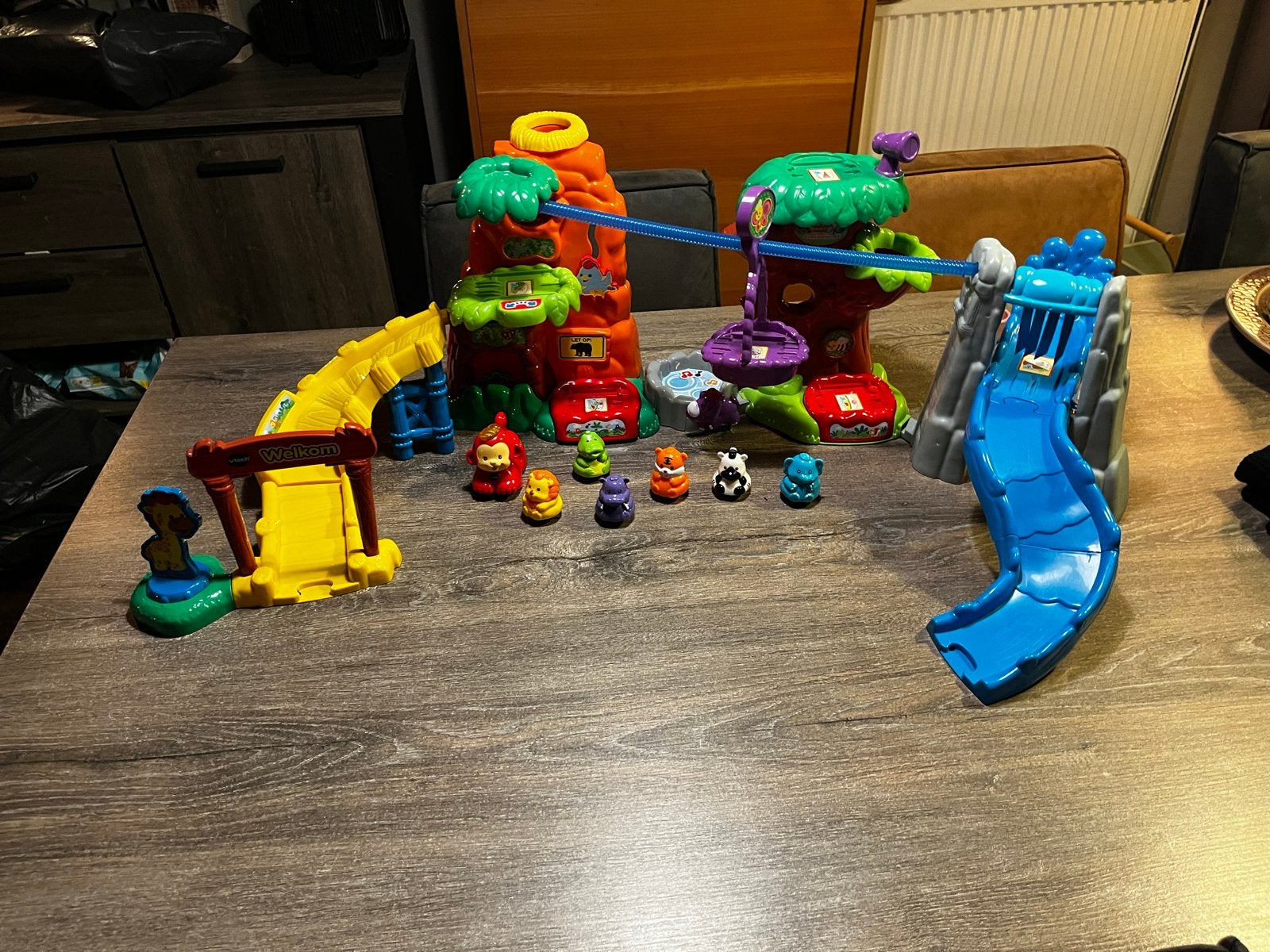 VTech Zoef Zoef Dieren Avonturenjungle met extra dieren, Ophalen, Gebruikt, Overige typen, Met licht