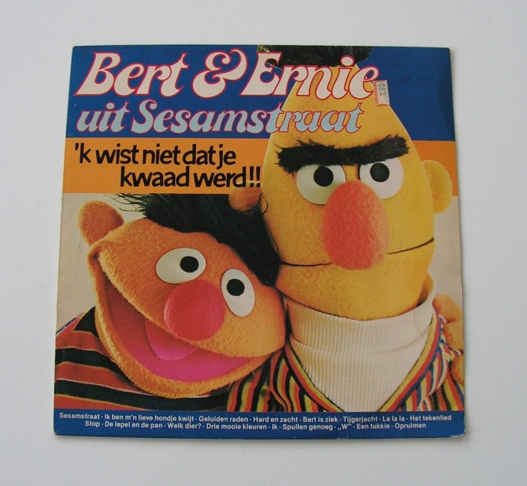 LP Bert & Ernie Uit Sesamstraat, LP, Gebruikt, Ophalen of Verzenden, 12 inch