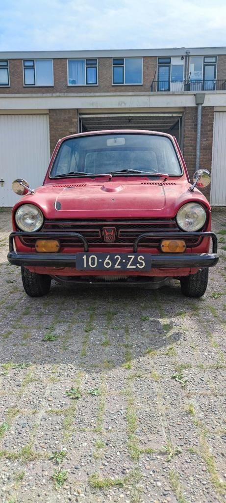 Honda N600 0.6 Touring 1973 Rood, Voorwielaandrijving, Zwart, Origineel Nederlands, Handgeschakeld