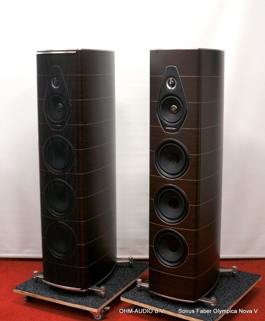 Sonus Faber Olympica Nova V, Demo Model in Wenge Uitvoering, Overige merken, Vloerstaande luidspreker, Nieuw, Ophalen of Verzenden