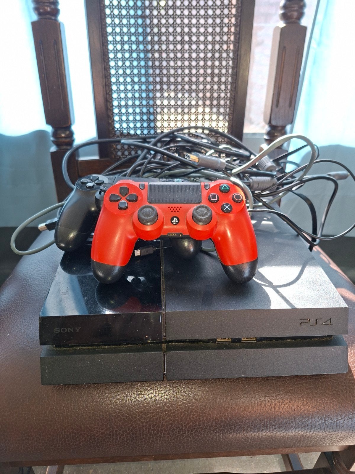 PlayStation 4 met 2 controllers en kabels, Ophalen, Met 2 controllers, Original, 500 GB
