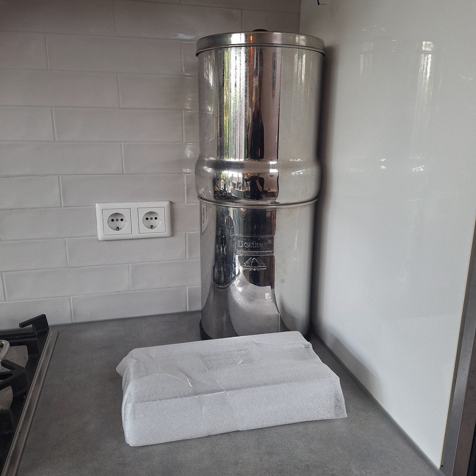 Berkey Big Waterfilter + twee nieuwe filterss, Ophalen, Gebruikt