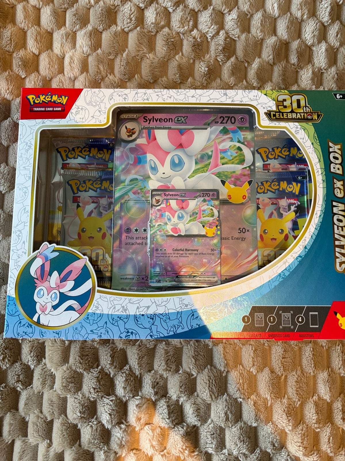 Sylveon ex Box 30th Celebration Pokémon Kaartenset, Ophalen, Nieuw, Overige typen