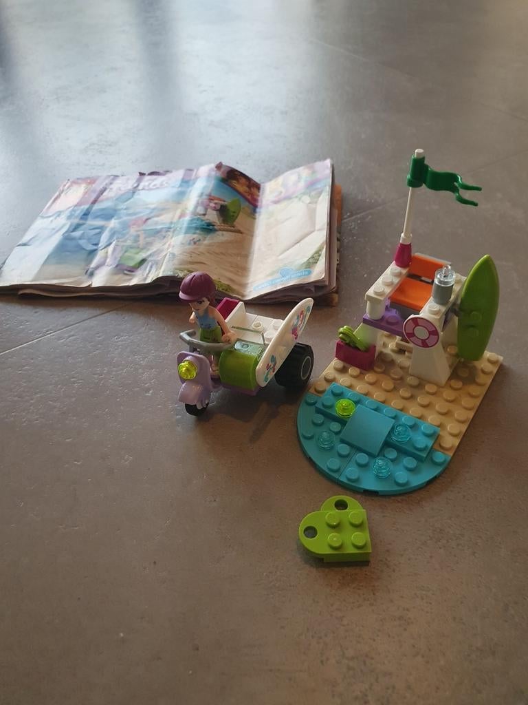 Lego Friends 41006 Strandhuisje met scooter, Ophalen of Verzenden, Gebruikt, Overige merken