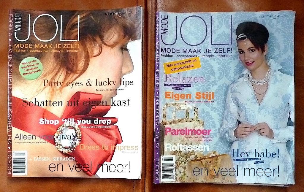 2 x JOLI mode nr 3 en 4 als nieuw - raderbladen vast, Overige merken, Overige typen, Verzenden, Vrouw