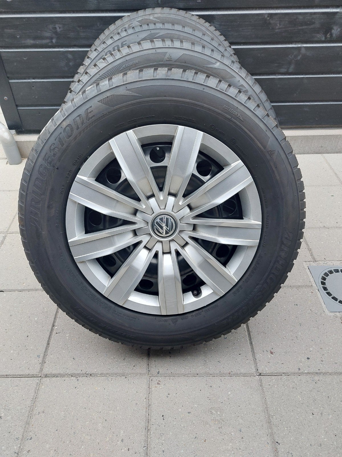 stalen velgen op winterbanden tiguan 215/65/15, Ophalen