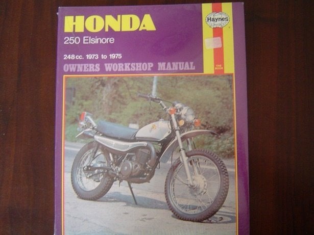 Honda CR250 Elsinore MT250 1973 -75 workshop manual handboek, Ophalen of Verzenden, Honda