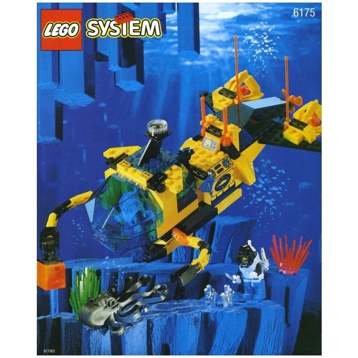 Lego 6175 aquazone aquanauts crystal explorer sub, Ophalen of Verzenden, Gebruikt