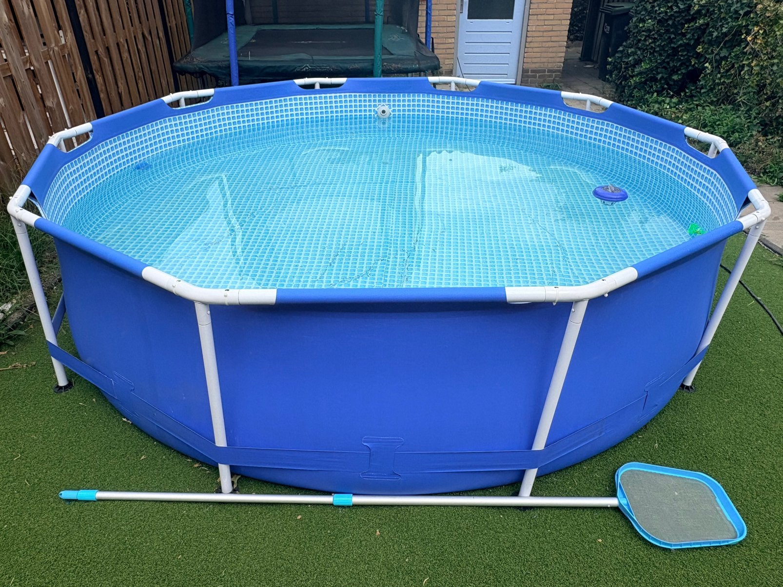 Intex frame zwembad Ø 3,06 meter compleet incl accessoires, Ophalen, Rond, Zo goed als nieuw, Opzetzwembad