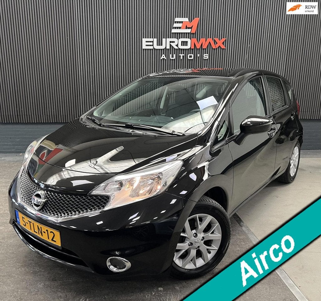 Nissan Note 1.2 Connect Edition 1e Eigenaar - Nav - Airco -, Auto's, Nissan, Euro 5, Stof, Zwart, 1198 cc