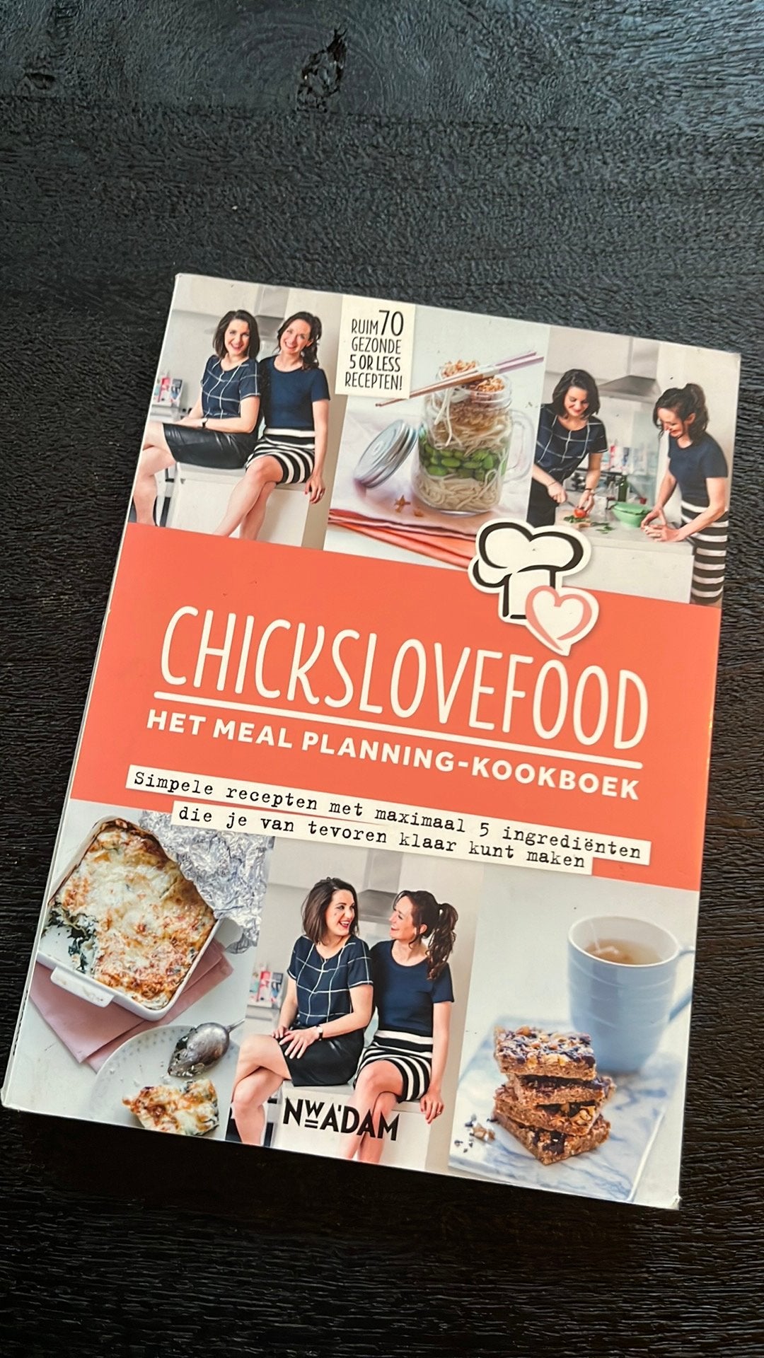 Kookboek “chicks love food-meal planning”, Ophalen of Verzenden, Zo goed als nieuw, Gezond koken
