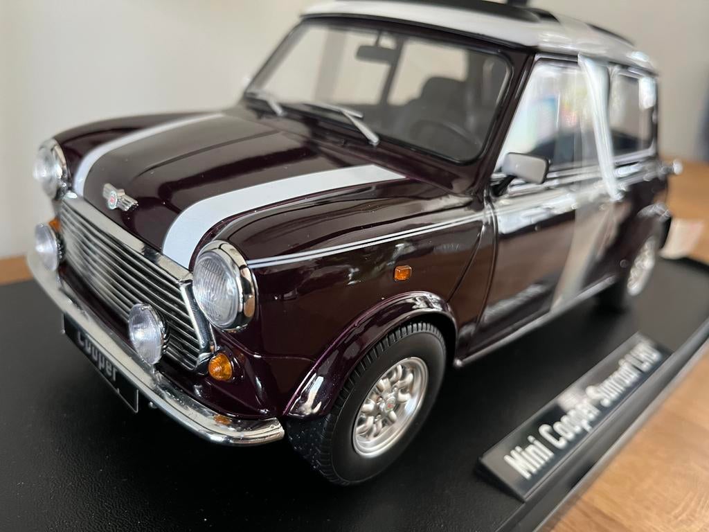 Mini Cooper met vouwdak open en dicht | KK Scale | 1:12, Ophalen of Verzenden, Nieuw, 1:9 t/m 1:12, Auto