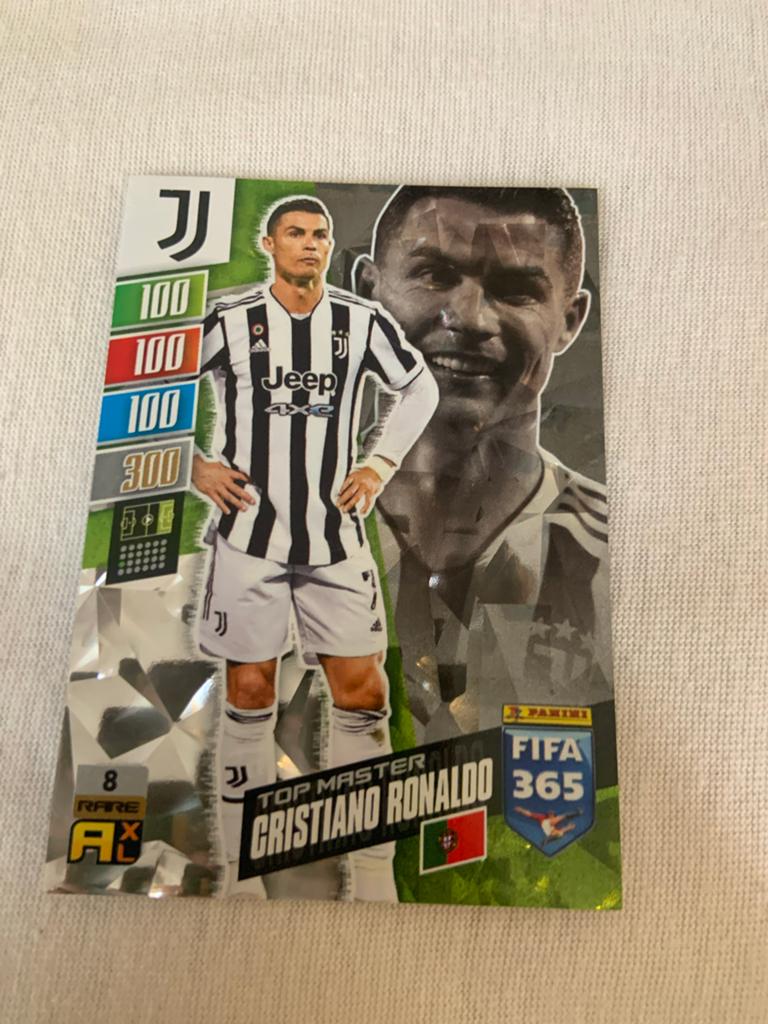 Cristiano Ronaldo Panini FIFA 365 Top Master Voetbalkaart, Ophalen of Verzenden, Zo goed als nieuw, Buitenlandse clubs, Spelerskaart