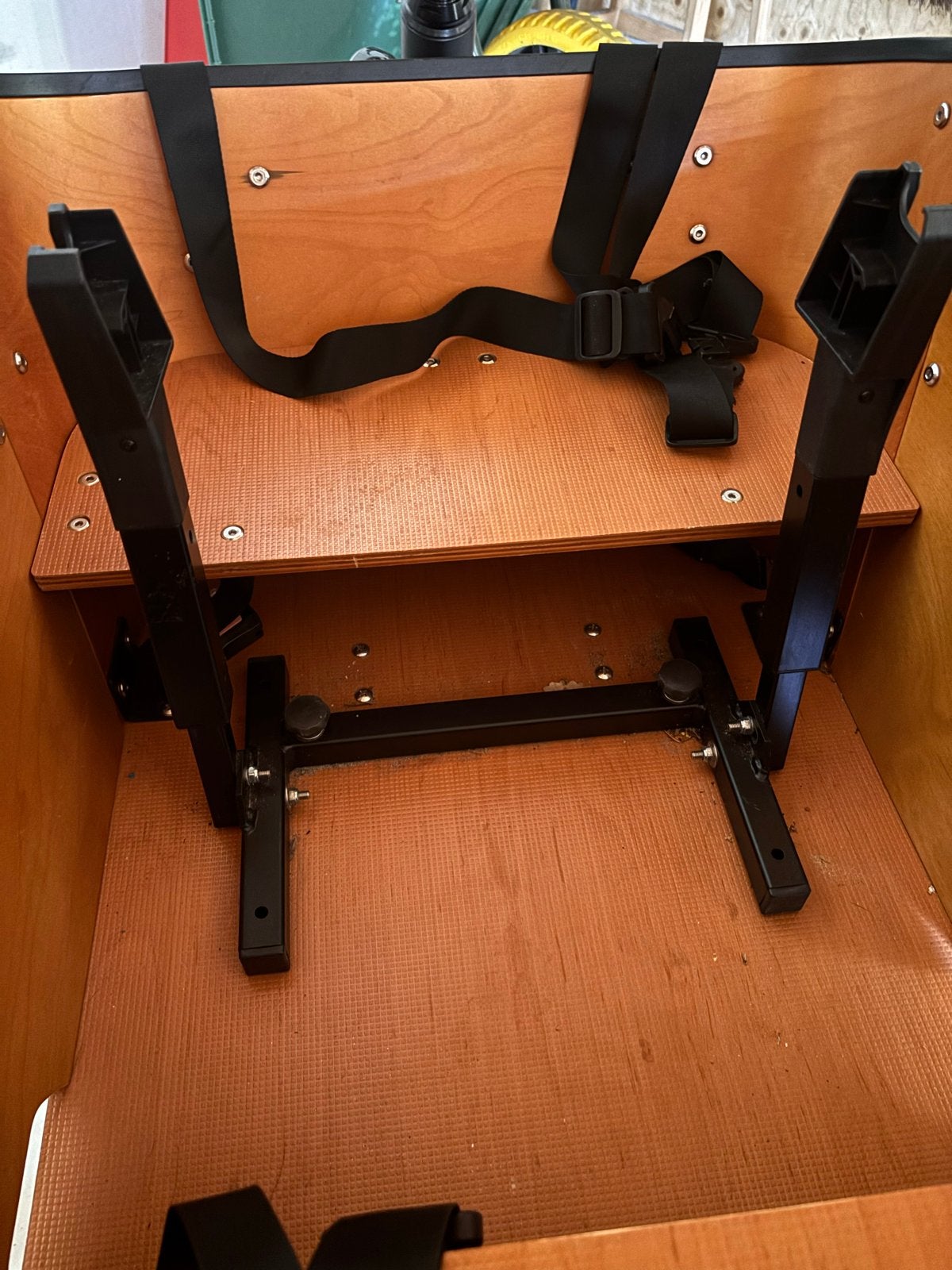Steco Mini Mee Maxi Cosi drager voor bakfiets, Gebruikt, Vering, Minder dan 20 kg, Overige typen