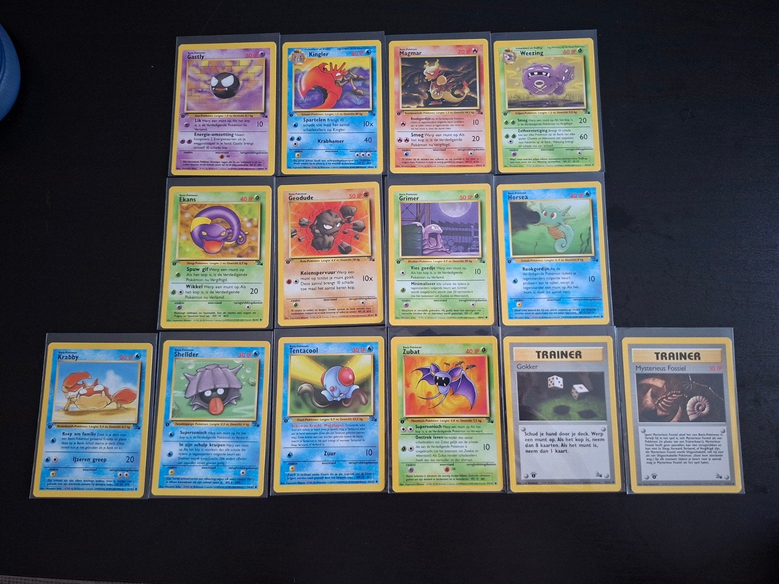 Pokémon Kaarten - 1st editie Nederlands - Goede staat - NM, Ophalen of Verzenden
