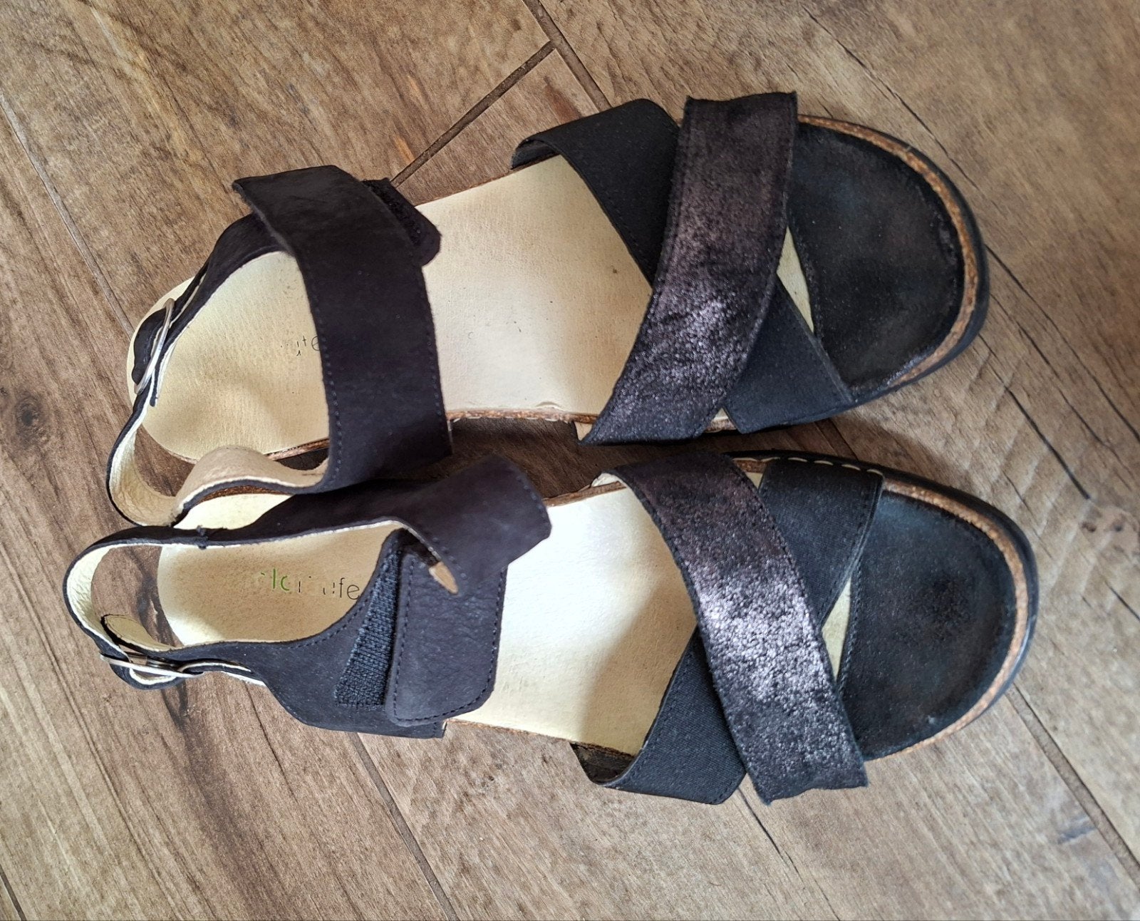 Waldlaufer sandalen - Zwart - Maat 40 (H), Waldlaufer, Zwart, Zo goed als nieuw, Sandalen of Muiltjes