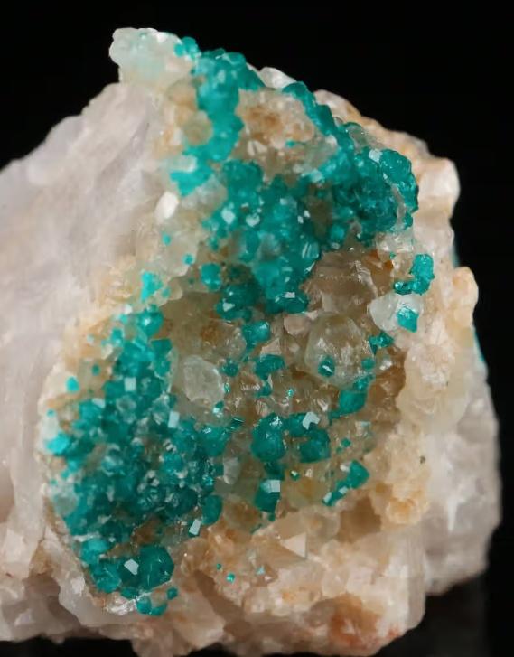 DIOPTAAS kristallen uit Kaokoveld, Namibië. VERKOCHT !, Ophalen of Verzenden, Mineraal