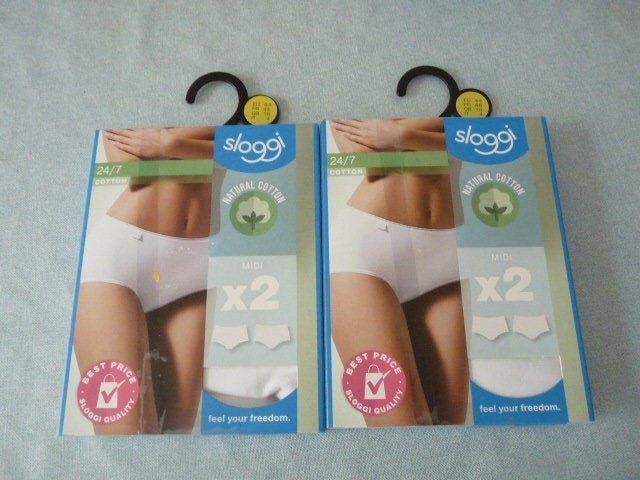 4x sloggi witte slips,  type Midi  mt 44  nieuw in doos, Sloggi, Ophalen of Verzenden, Wit, Slip