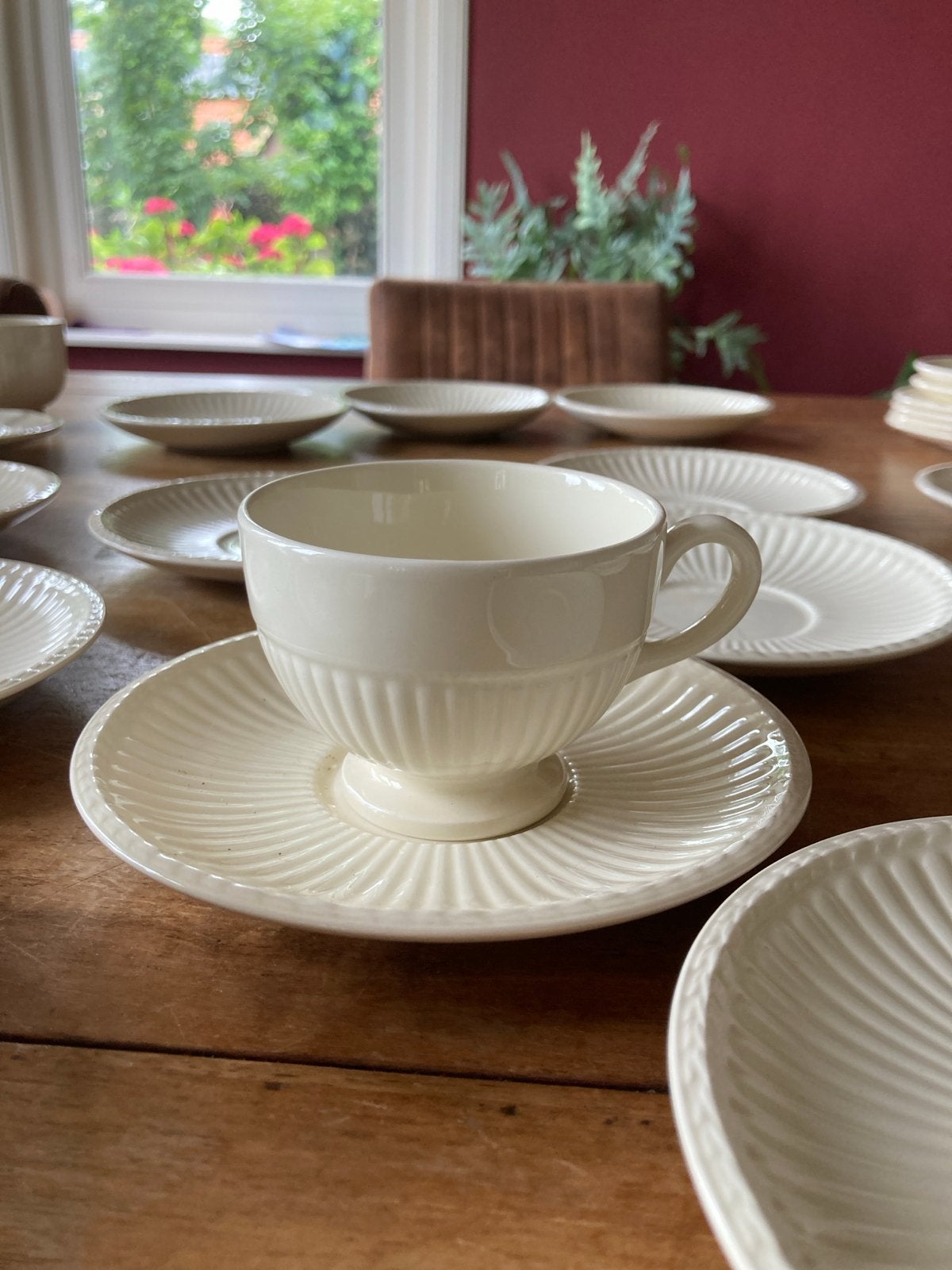 8 Wedgewood koffiekopjes in uitstekende staat, Ophalen