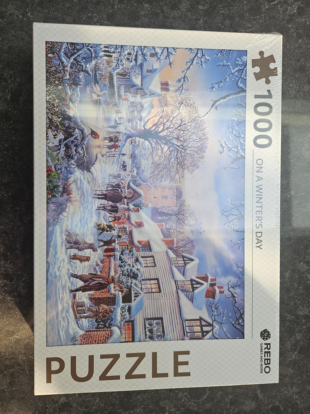 Rebo Legpuzzel 1000 stukjes - On a Winter's Day, Ophalen, Meer dan 50 stukjes, Nieuw, 6 jaar of ouder