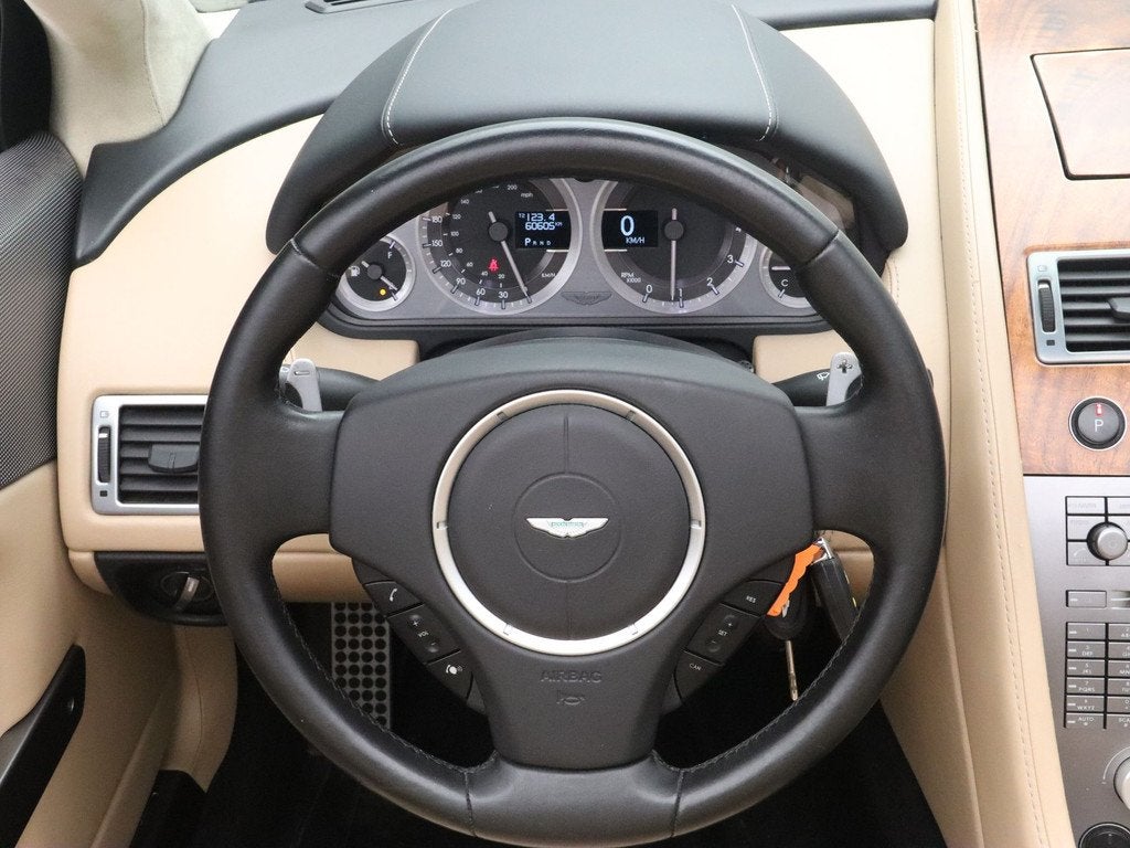 Aston Martin DB9 Volante 5.9 V12 Touchtronic (bj 2007), Auto's, Aston Martin, Automaat, Achterwielaandrijving, Zwart, Leder
