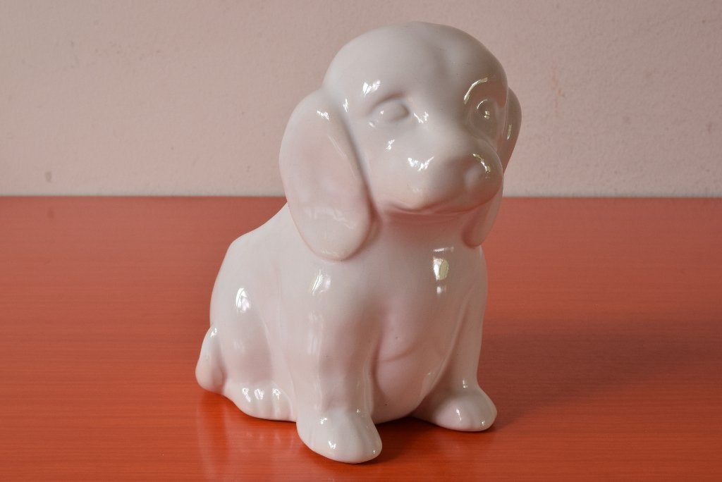 Retro vintage design bloempot – Model hond, Ophalen of Verzenden