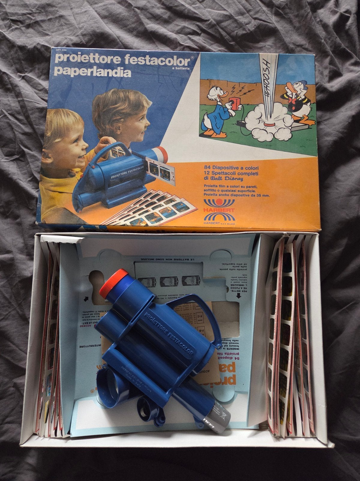 Harbert Disney Toverlantaarn Projector met Stroken, Ophalen of Verzenden, Gebruikt