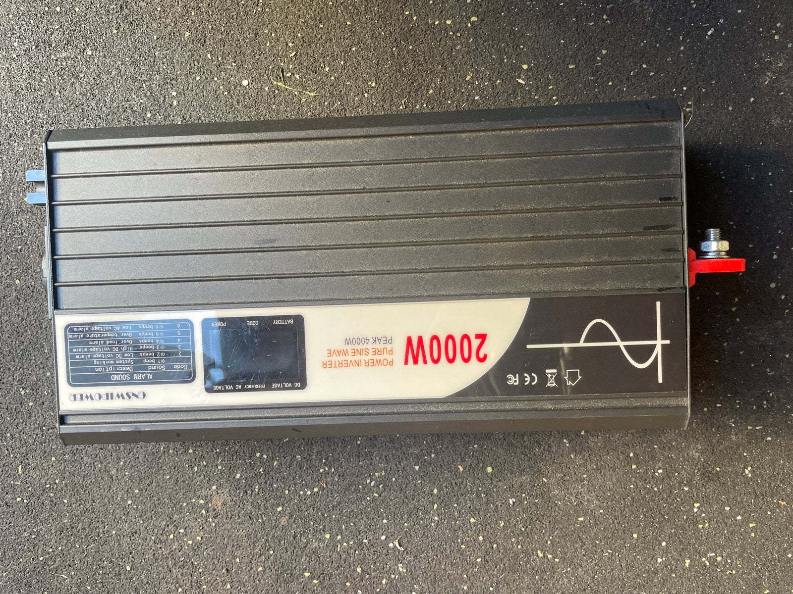 Zuivere sinus omvormer 2000W in nieuwstaat, Ophalen of Verzenden