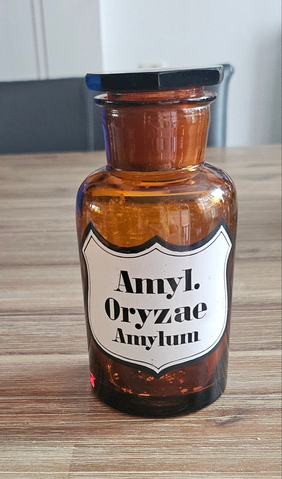 Antieke Apothekersfles Amyl. Oryzae Amylum, Ophalen of Verzenden