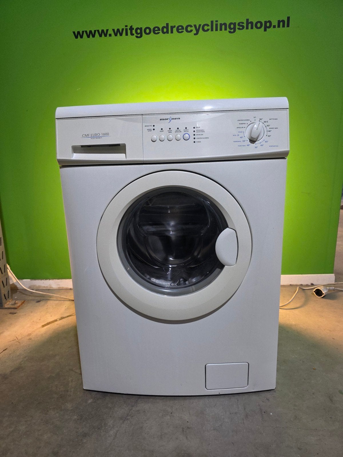 Refurbished Marjnen CMF Euro 1600 Wasmachine - 6kg, 1600rpm, Witgoed en Apparatuur, Wasmachines, Ophalen, 6 tot 8 kg, Refurbished