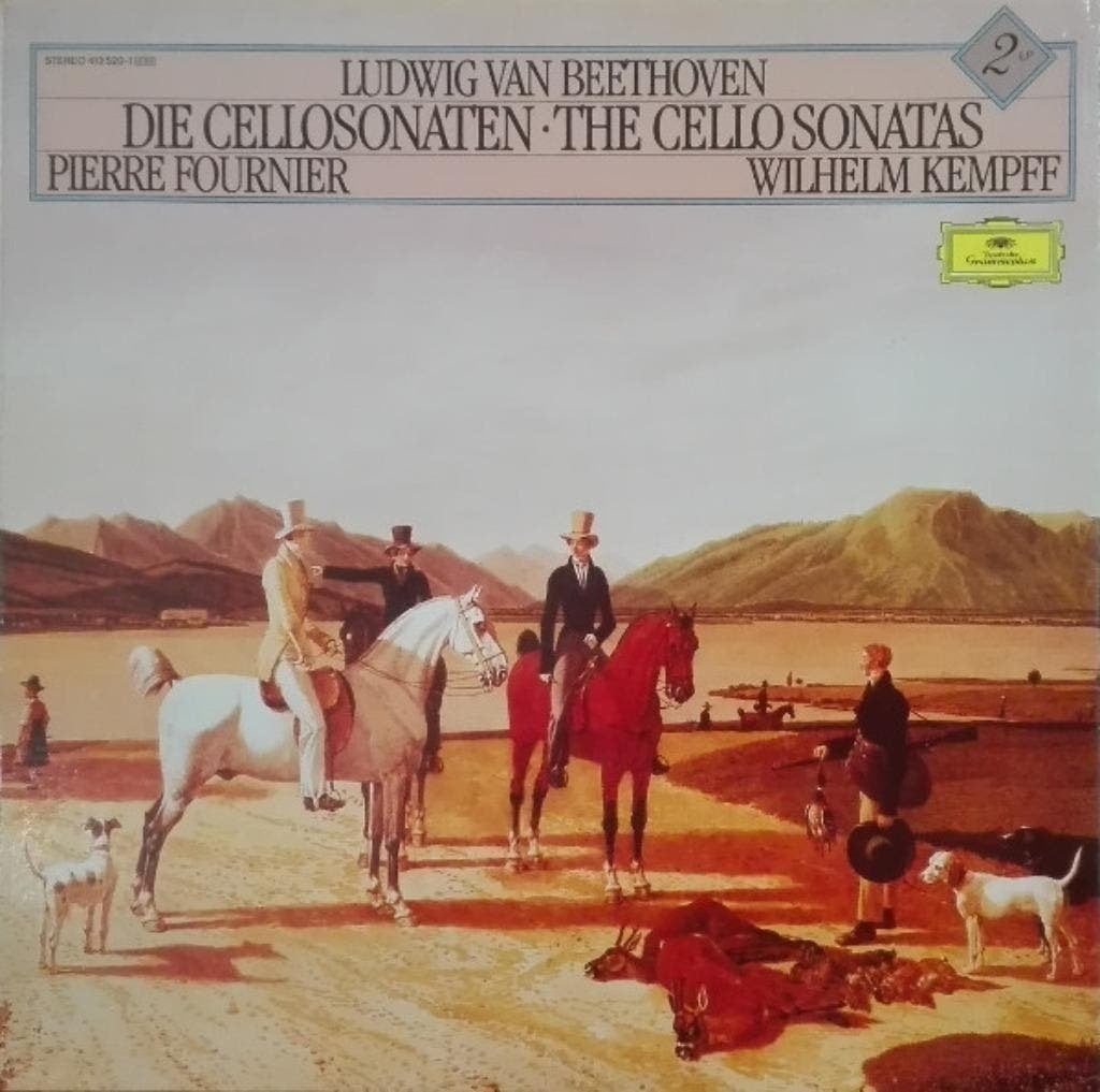 Beethoven  Fournier Kempff ‎– Die Cellosonaten 2LP BOX, Kamermuziek, Ophalen of Verzenden, Zo goed als nieuw, 12 inch