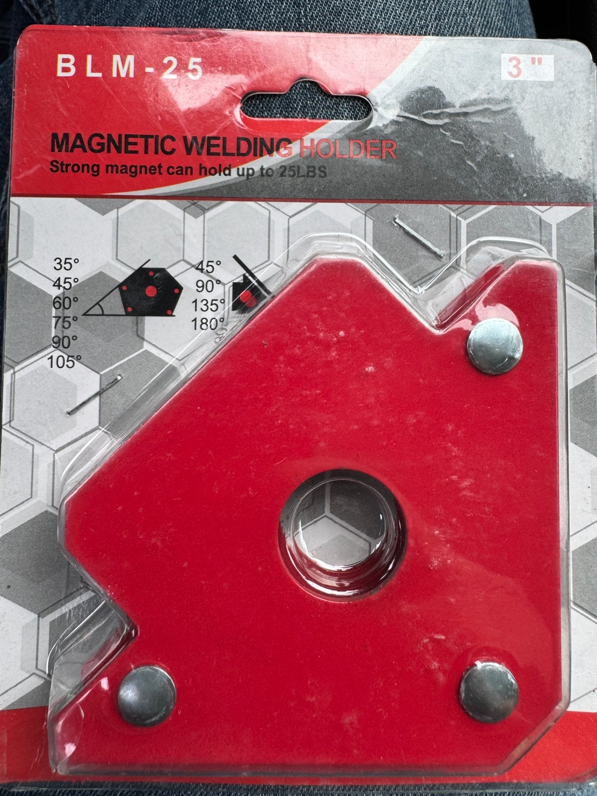 Magnetische Lasthoek / Lasmal - 25 LBS, Ophalen of Verzenden, Nieuw