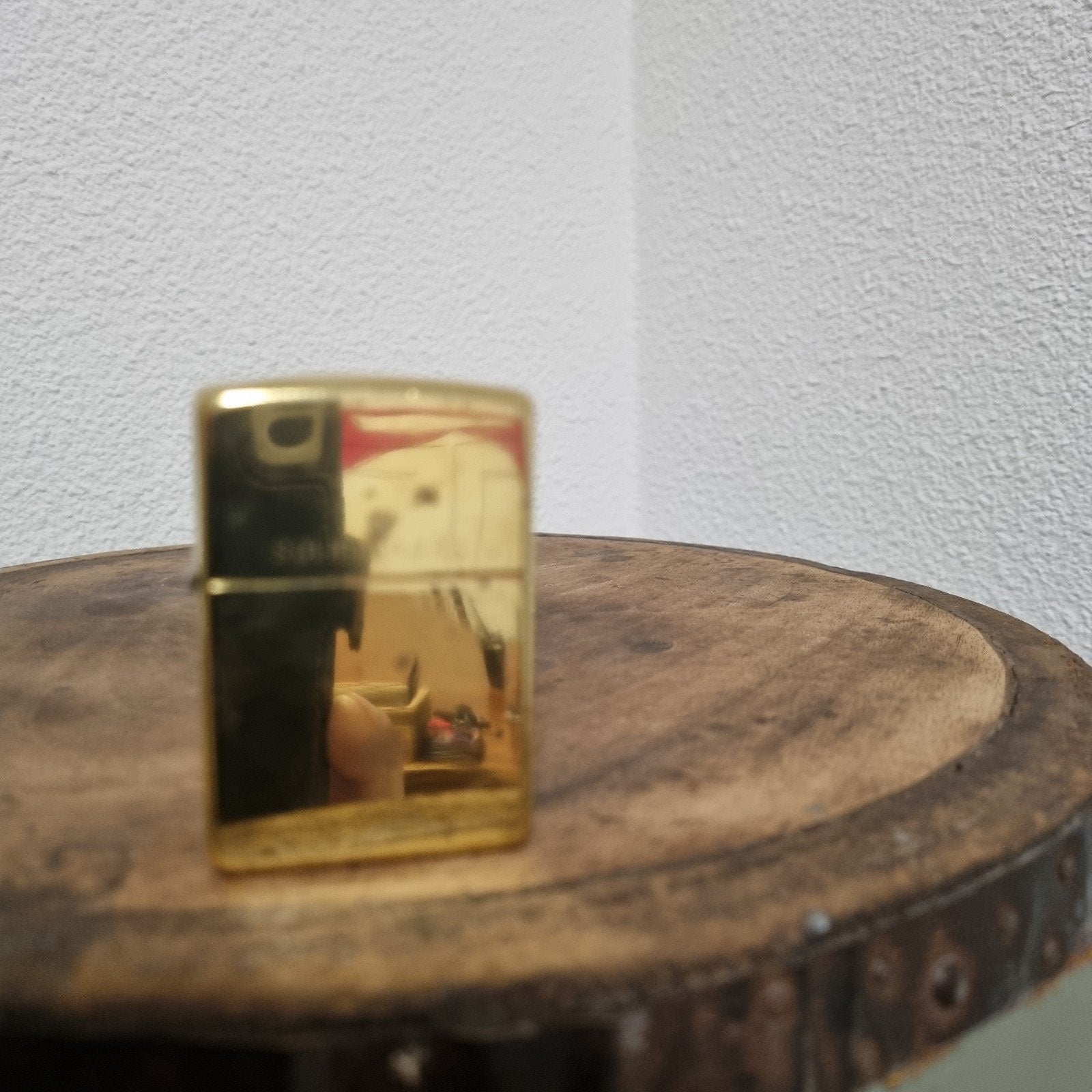 Messing zippo uit 1994, Verzamelen, Rookartikelen, Aanstekers en Luciferdoosjes, Ophalen, Gebruikt, Aansteker