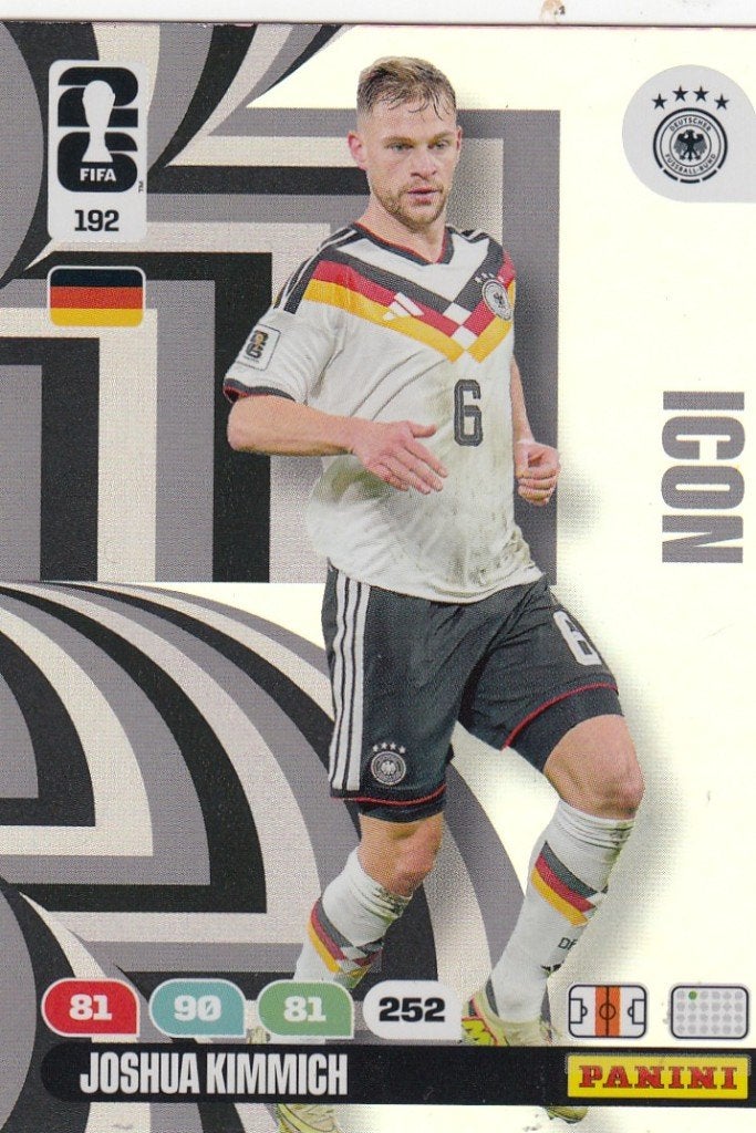 Panini- WK 2026- ICON - Joshua Kimmich- Duitsland, Verzenden, Nieuw, Buitenlandse clubs, Spelerskaart