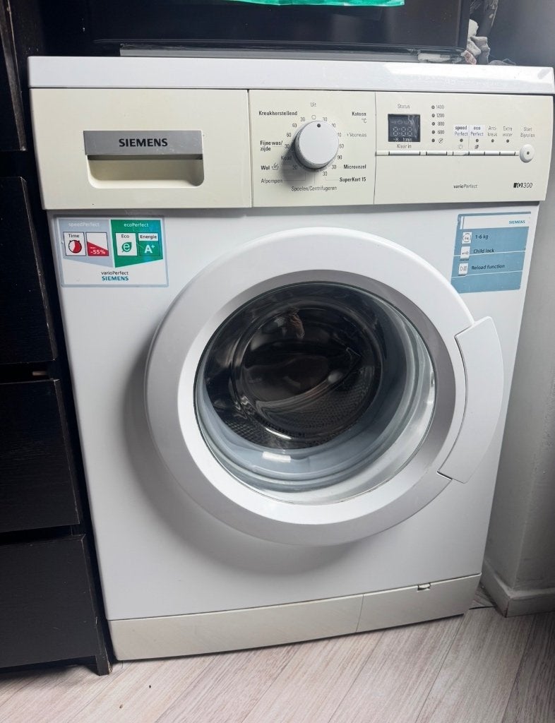 Wasmachine Siemens, Witgoed en Apparatuur, Gebruikt, Energieklasse A of zuiniger, Ophalen of Verzenden, 85 tot 90 cm