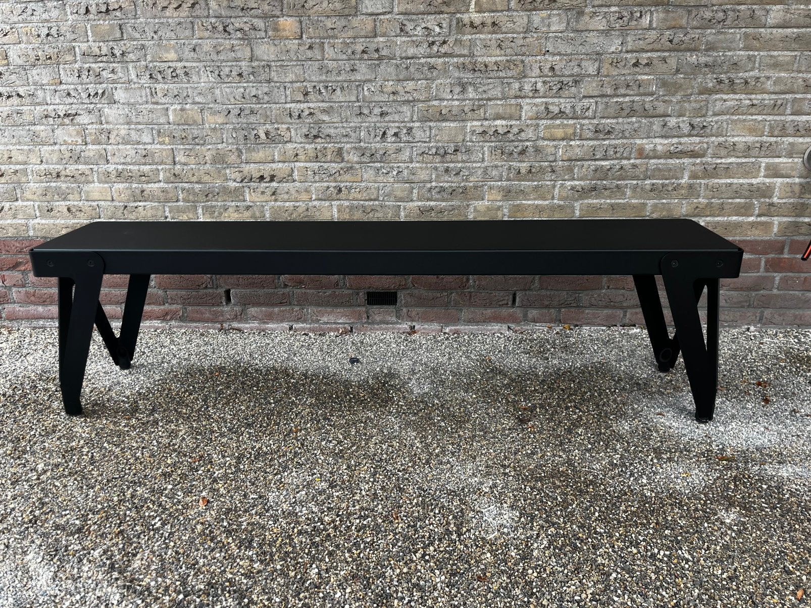 Functionals Lloyd Bench bankje zwart 170 x 32 x 46, Huis en Inrichting, Ophalen, Kunststof, Overige maten, Minder dan 75 cm