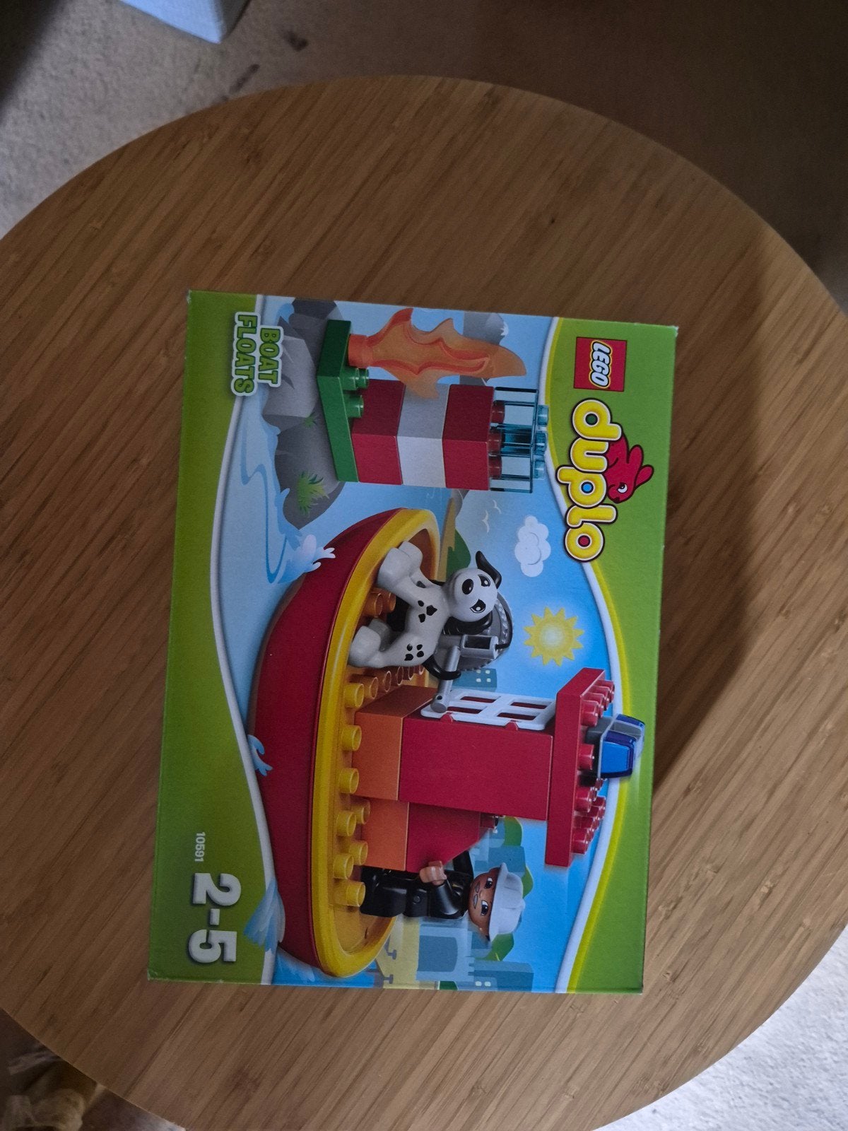 Lego Duplo Brandweerboot (10591) - Zo goed als nieuw, City, Ophalen of Verzenden, Zo goed als nieuw, Duplo