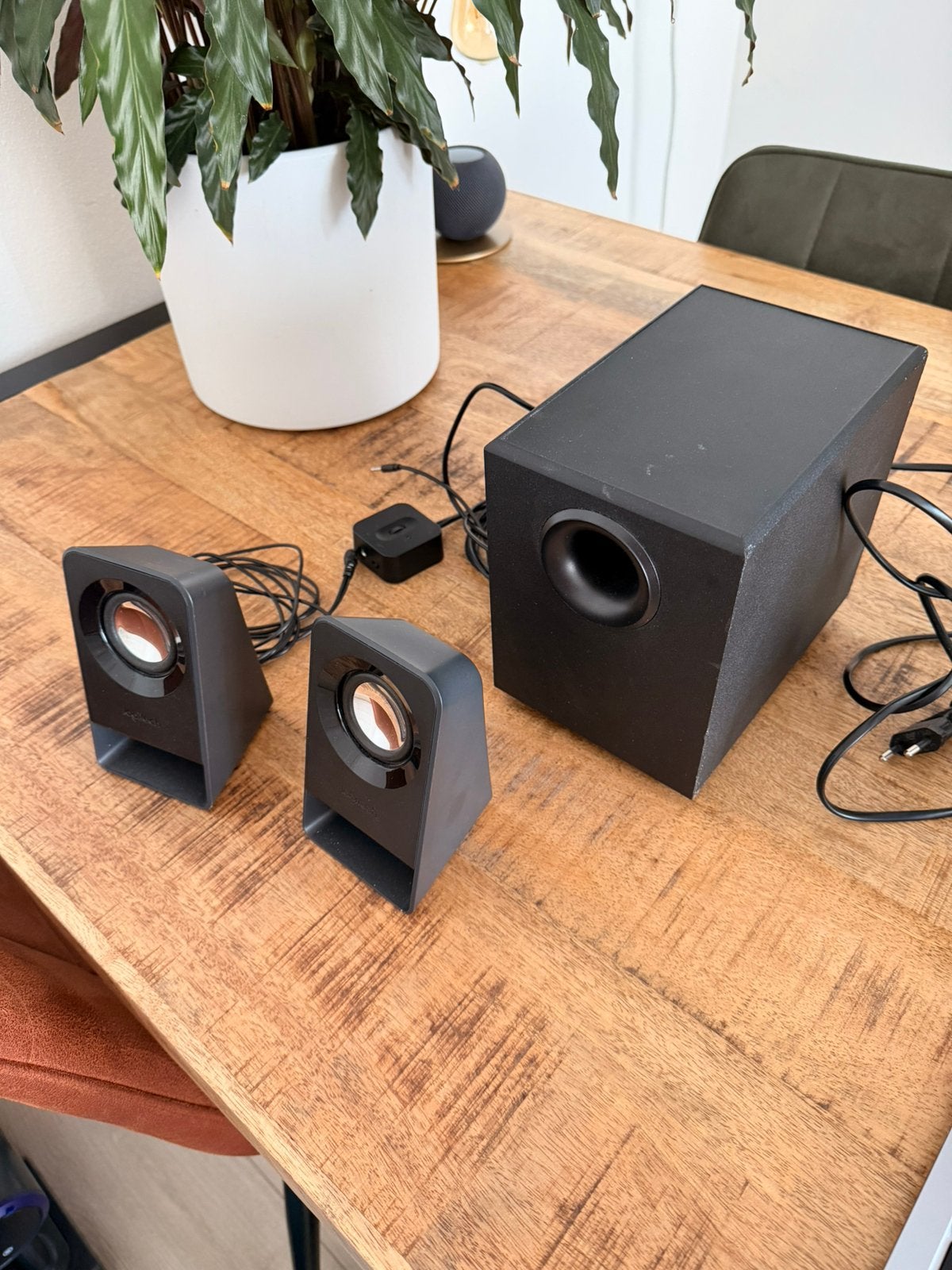 Speakerset PC Logitech Z213, Ophalen of Verzenden, Gebruikt