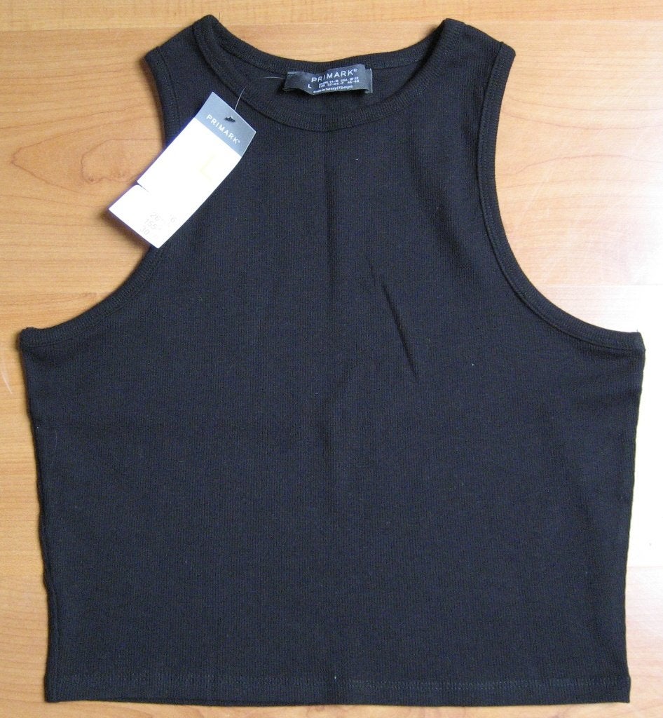 Zwarte Primark top, maat L, Primark, Zwart, Maat 42/44 (L), Nieuw